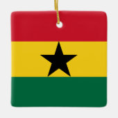 Ghana Flag Keramisch Ornament (Voorkant)