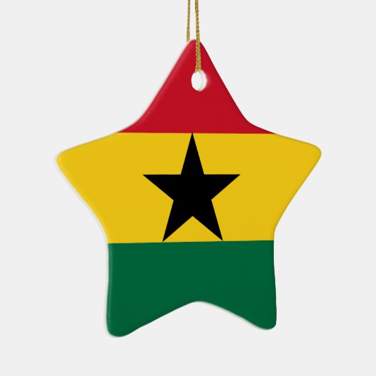 Ghana Flag Keramisch Ornament (Rechts)