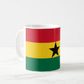 Ghana Flag Koffiemok (Voorkant links)