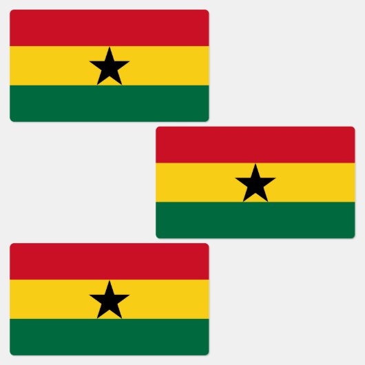 Ghana Flag Labels (Groep)