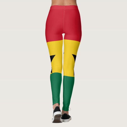 Ghana Flag Leggings (Achterkant)