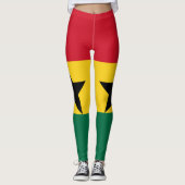 Ghana Flag Leggings (Voorkant)