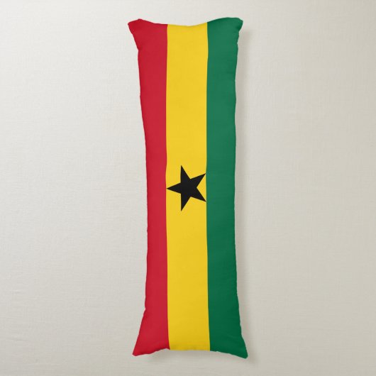 Ghana Flag Lichaamskussen (Voorkant Verticaal)