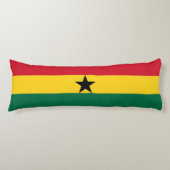 Ghana Flag Lichaamskussen (Voorkant)