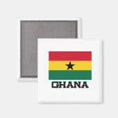 Ghana Flag Magneet (Voorkant / Achterkant)