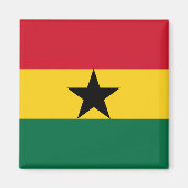 Ghana Flag Magneet (Voorkant)