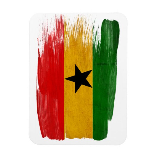 Ghana Flag Magneet (Verticaal)