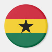 Ghana Flag Magneet (Voorkant)