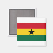 Ghana Flag Magneet (Voorkant / Achterkant)