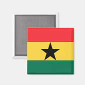 Ghana Flag Magneet (Voorkant / Achterkant)