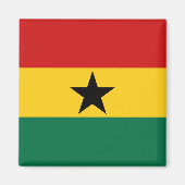 Ghana Flag Magnet (Voorkant)