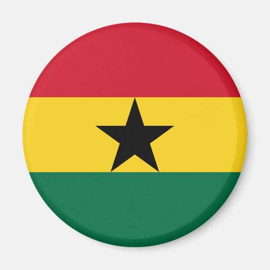 Ghana flag Magnet (Voorkant)