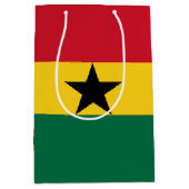 Ghana Flag Medium Cadeauzakje (Voorkant)