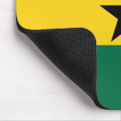 Ghana Flag Mousepad Muismat (Hoek)