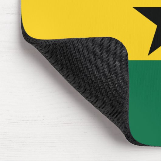 Ghana Flag Mousepad Muismat (Hoek)