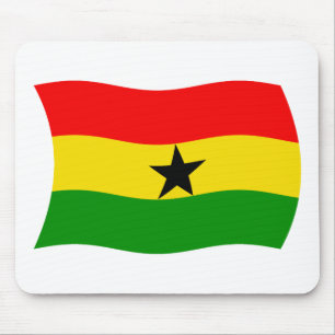 Ghana Flag Mousepad Muismat