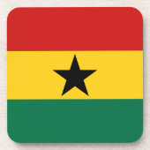Ghana Flag Onderzetter (Voorkant)