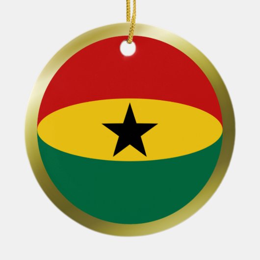 Ghana Flag Ornament (Voorkant)
