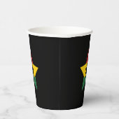 Ghana Flag Paper Cups Papieren Bekers (Rechts)