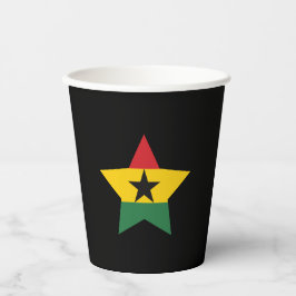 Ghana Flag Paper Cups Papieren Bekers