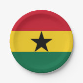 Ghana Flag Papieren Bordje (Voorkant)