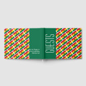 GHANA FLAG Patriotic Gepersonaliseerd GREEN Ghanai Gastenboek (Volledig)