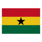 Ghana Flag Perfect Poster (Voorkant)
