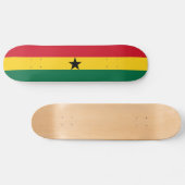 Ghana Flag Persoonlijk Skateboard (Horizontaal)