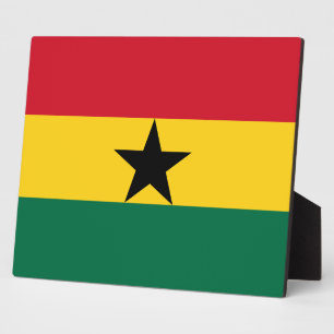 Ghana Flag Plaque Fotoplaat