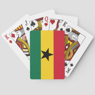Ghana Flag Pokerkaarten