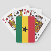Ghana Flag Pokerkaarten (Achterkant)