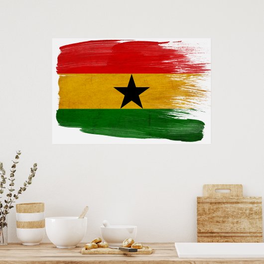 Ghana Flag Posters (Keuken)