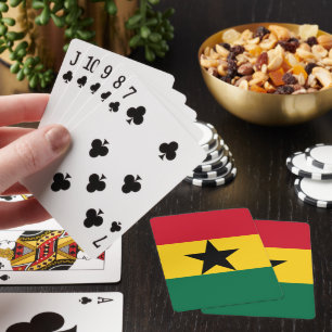 Ghana Flag Pplaykaarten Pokerkaarten