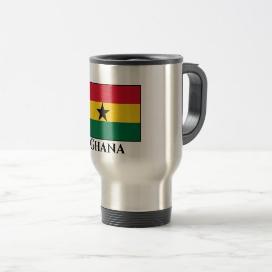 Ghana Flag Reisbeker (Voorkant rechts)