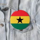 Ghana Flag Ronde Button 4,0 Cm (In situ)