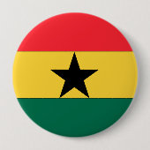 Ghana Flag Ronde Button 4,0 Cm (Voorkant)