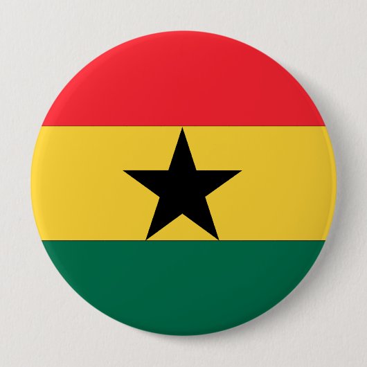 Ghana Flag Ronde Button 4,0 Cm (Voorkant)