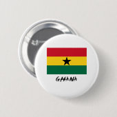 Ghana Flag Ronde Button 5,7 Cm (Voorkant /achterkant)