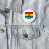 Ghana Flag Ronde Button 5,7 Cm (In situ)