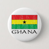 Ghana Flag Ronde Button 5,7 Cm (Voorkant)