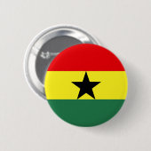 Ghana Flag Ronde Button 5,7 Cm (Voorkant /achterkant)