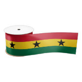 Ghana Flag Satijnen Lint (Spoel)