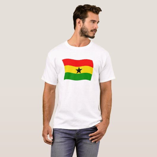 Ghana Flag Shirt (Voorkant volledig)