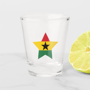 Ghana Flag Shot Glass Shot Glas