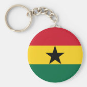 Ghana Flag Sleutelhanger (Voorkant)