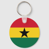 Ghana Flag Sleutelhanger (Voorkant)