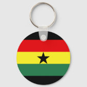 Ghana Flag Sleutelhanger (Voorkant)