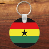 Ghana Flag Sleutelhanger (Voorkant)