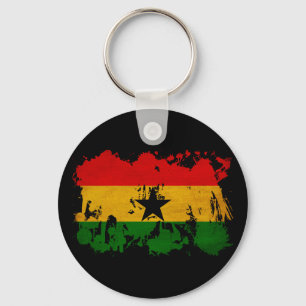 Ghana Flag Sleutelhanger