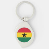 Ghana Flag Sleutelhanger (Voorkant)